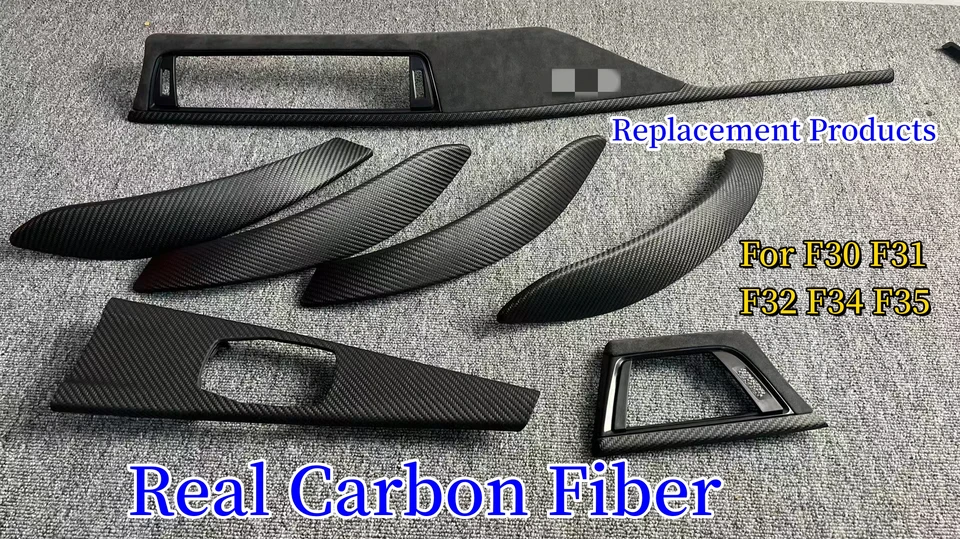 リアルカーボンファイバーインテリアアクセサリーパーツトリム BMW 3 4