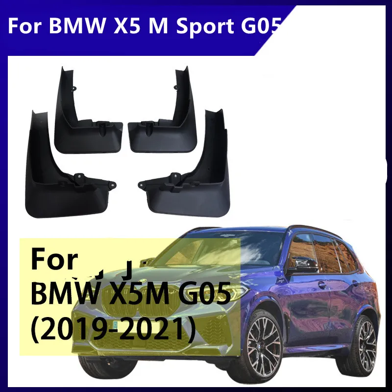 

4PCS/SET Mud Guards Flaps For BMW X5 M Sport G05 2019 2020 2021 2022 Mudguards Mud Flaps Splash Guards Front Rear Wheel Fenders