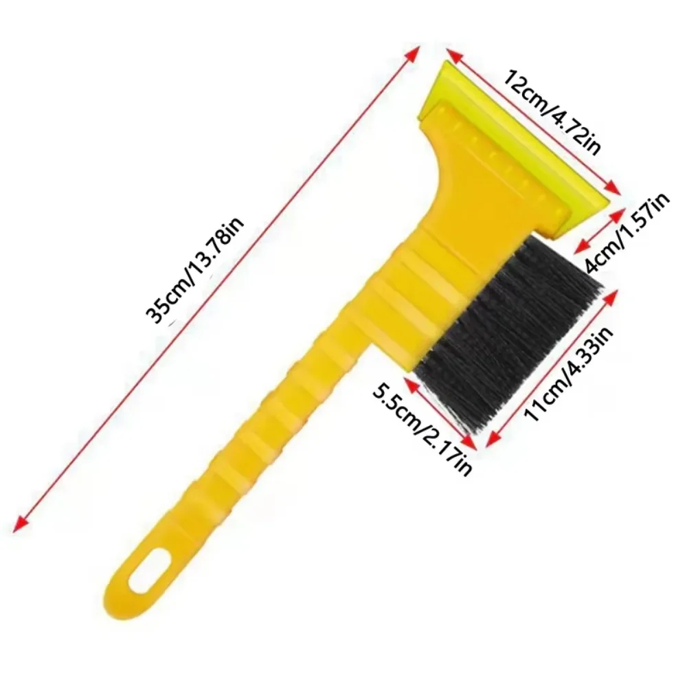 Car mounted snow removal shovel scraper snow sweeping brush frost removal tool cow tendon ice shovel