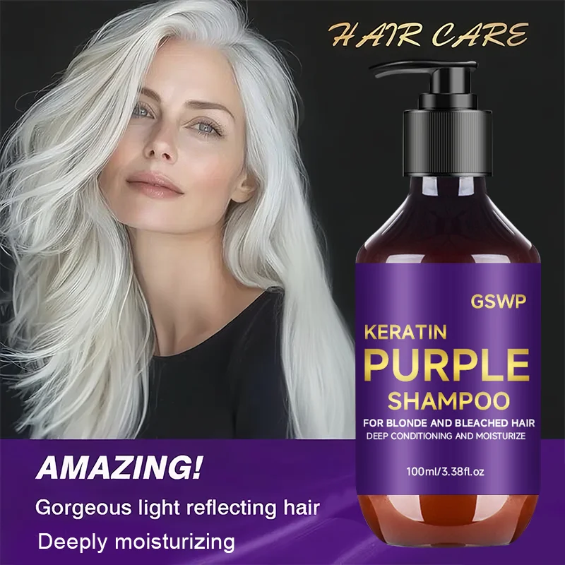 Lila Shampoo Und Conditioner Set Für Blondes Und Graues Haar_voghion.com