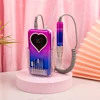 35000RPM Coreless Motor Portable Nail Drill Machine Manicure Polishing Rechargeable Battery Cordless 35K Powerful 65W with Base 4