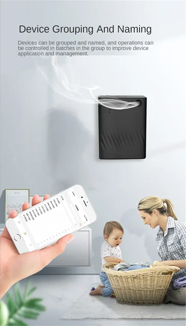 Bluetooth Scent Diffuser 300m³ Aroma Diffuser 230ml  Fragrant Device for Hotel Home Nebulizer Atomizer Essential Oil Diffuser 5