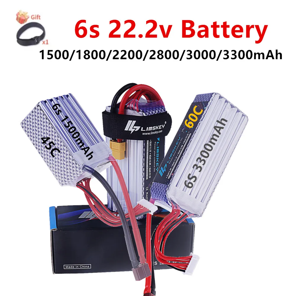 Batterie LiPo 3S 11.1V 2200-3300mAh XT60/XT90/T pour Drone RC