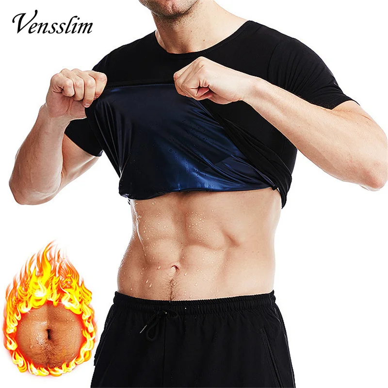 Tuta Sauna Uomo | Gilet Di Compressione Per Allenamento | Maglia Sudorazione Per Palestra E Corsa | Brucia Grassi E Calorie