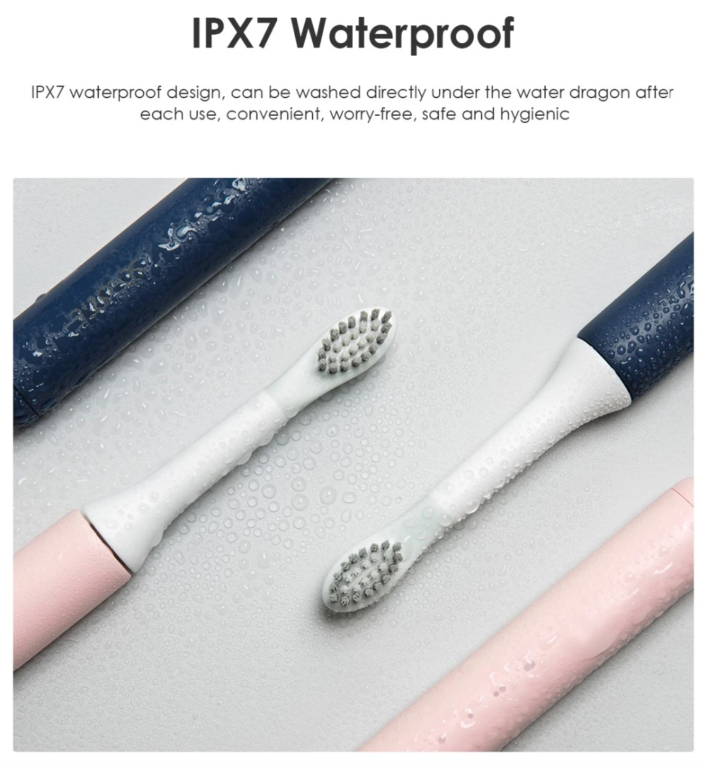 Description Picture 4 of itemSOOCAS Sonic Electric Toothbrush Adult Ultrasonic Automatic Toothbrush USB Rechargeable Charge Base Waterproof Tooth Brush