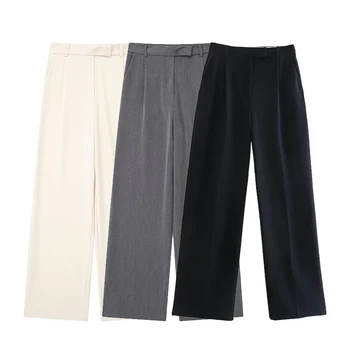 Women’s High Waist Zipper Pants