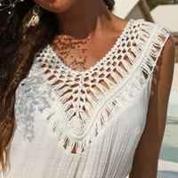 Bohemian Knit Beach Cover-Up – Chic & Breezy Summer Style 4