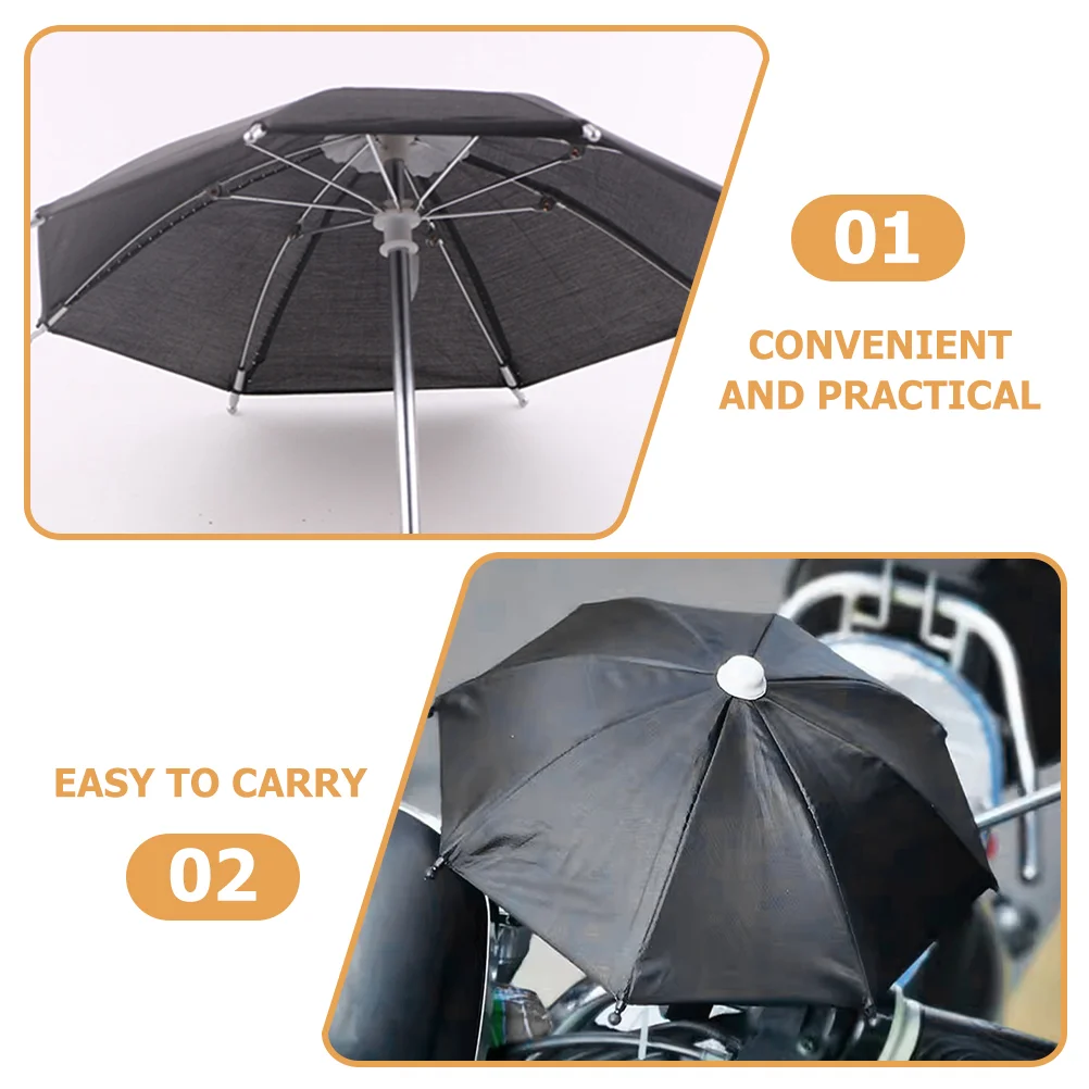 3 Pcs Mini Umbrella Canning Jar Lid Umbrellas for Rain Lids Kids Toys Small Travel