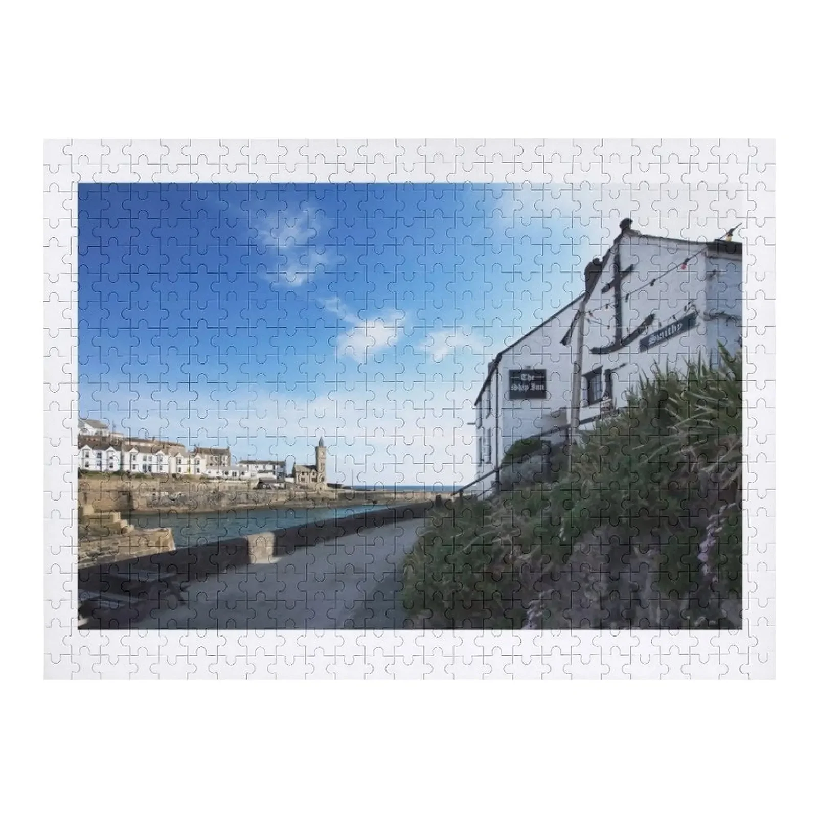 The Ship Inn and Instiute Porthleven Jigsaw Puzzle Photo Personalized Gifts Baby Wooden Wooden Jigsaws For Adults Puzzle