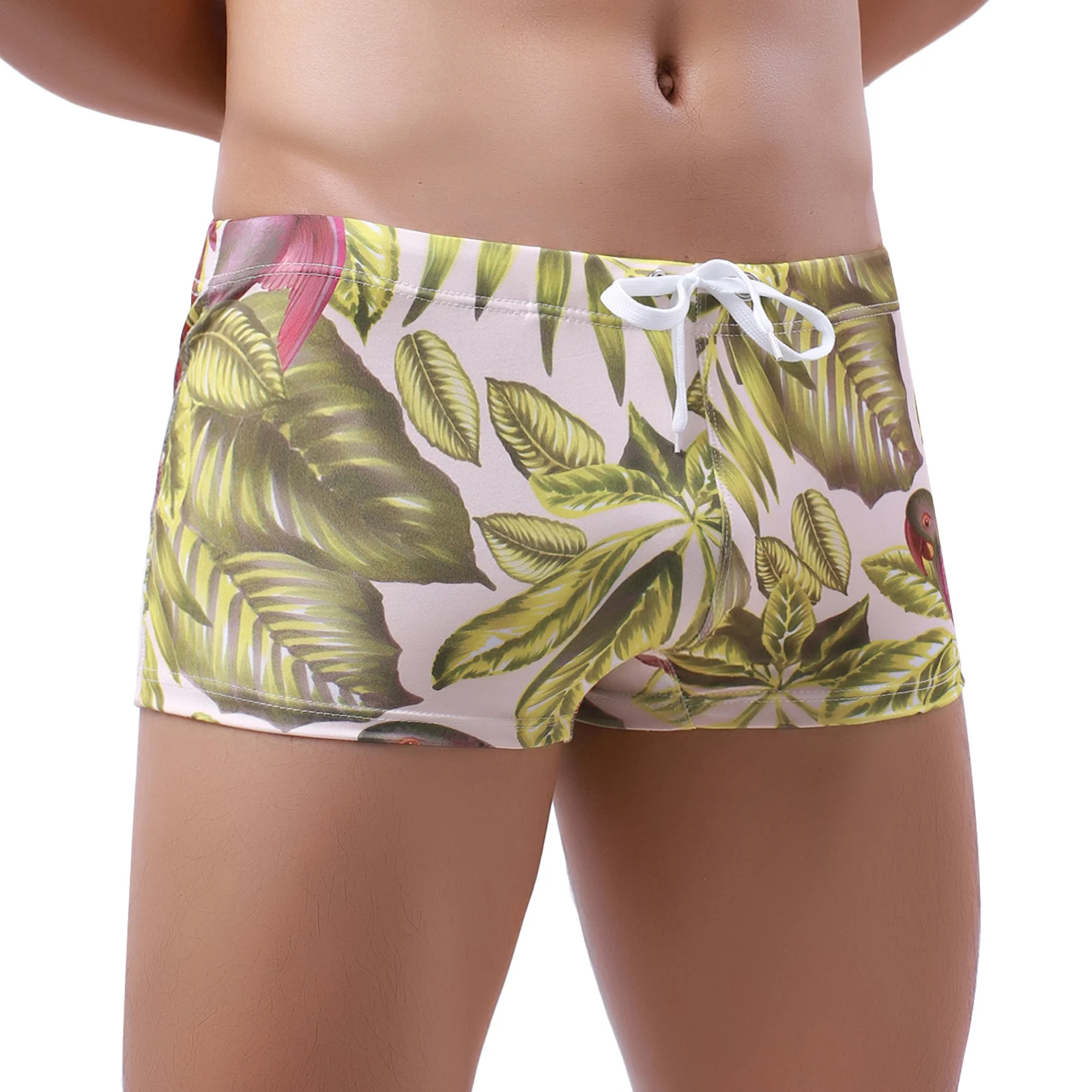 Sommer Bademode Männer Badeanzug Maillot De Bain Junge Schwimmen Anzüge Boxer Shorts Sexy Badehose Schwimmen Mesh Pouch Surf Bañadores sungas – Detail 7