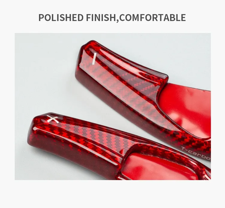 Carbon Fiber Car Steering Wheel Extension Paddle Shifter Fit For New Jeep Dodge Hellcat T-carbon Car Accessories