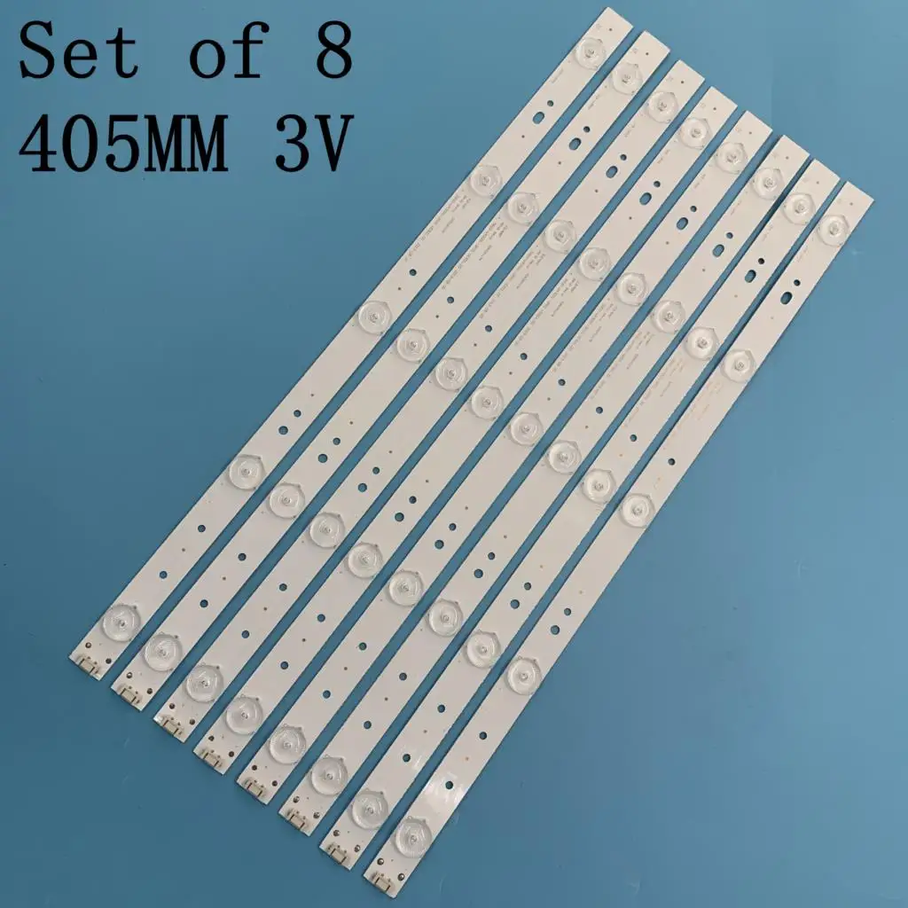 Novo 8pcs/kit fita de luz de fundo led embutida ph43e30 43e3000 43e3500 43e6000 e465853 lâmpada ph