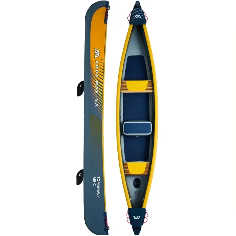 inflatable boat kayak TOMAHAWK AIR C 3 person drop stitch 7cm material dinghy raft canoe 3 air chamber outdoor sport 1