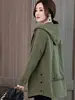 Loose Casual Women's Jaet Hooded Windbreaker Korean Sle Versatile Autumn Spring New Arrival Ladies Top Trendy