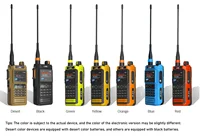 VR-N76 Walkie Talkie VHF/UHF 136-174/400-470 With GPS Positioning IP67 Waterproof Bluetooth APRS Function Ham Two Way Radio 2