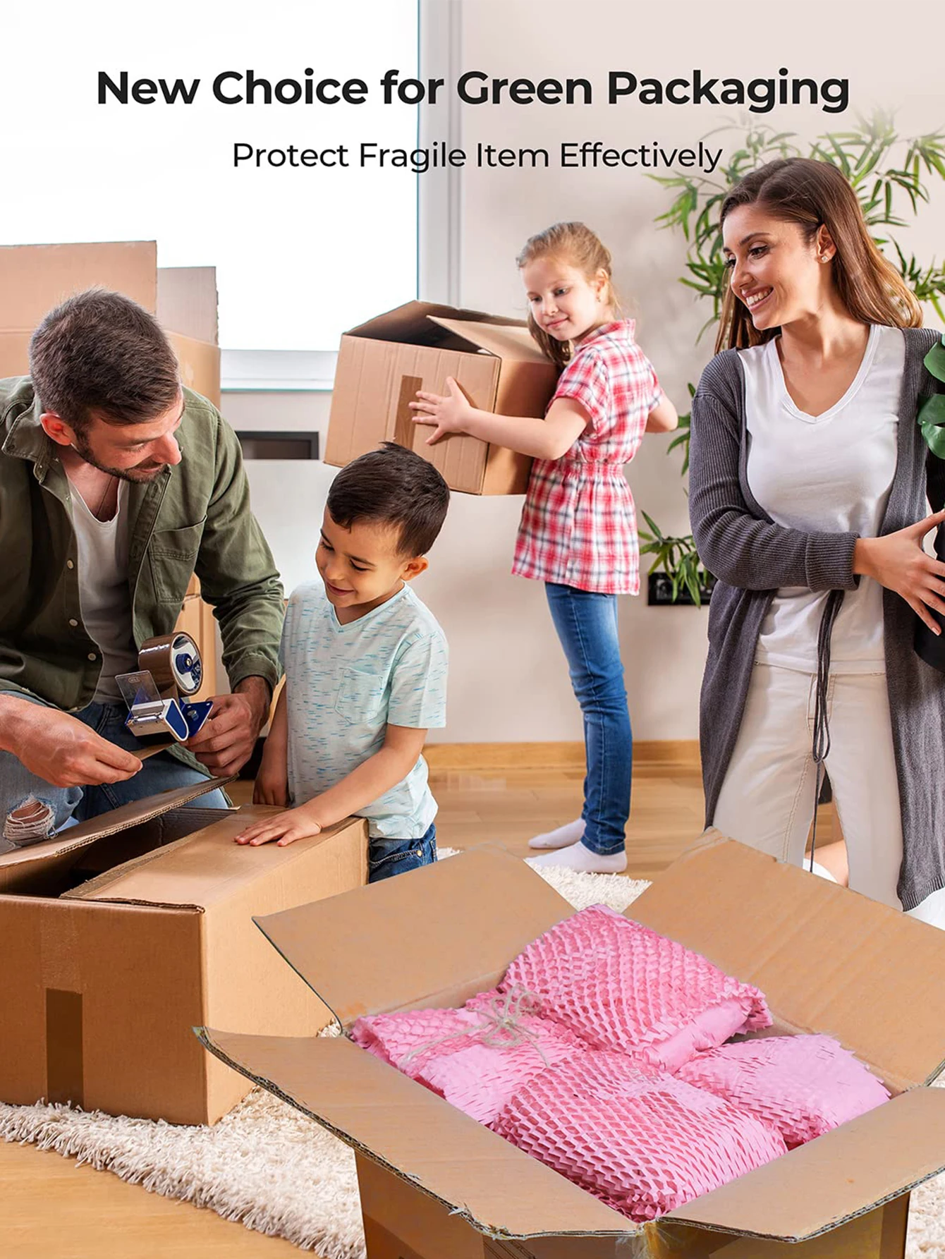 Honeycomb Paper Pink Packaging Kraft Wrapping Paper Gift Wrapping Paper Packing Material Products Craft Rolling Paper