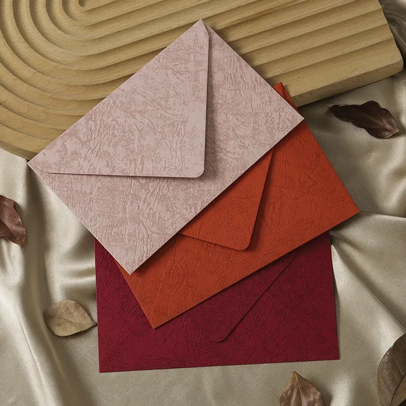Kraft Paper Envelopes 5pcs for Letter Pads Wedding Party Invitations Cards