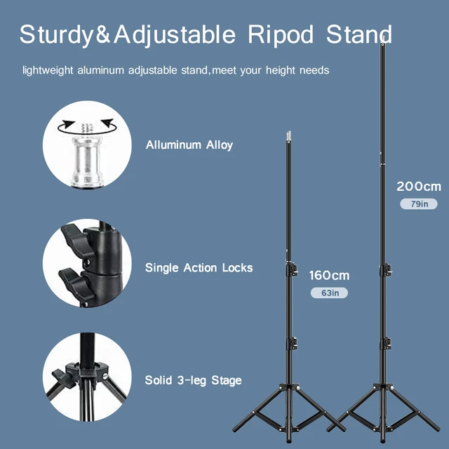 Professional Photography softbox Lighting soft box With Tripod E27 Photographic Bulb Continuous Light System for Photo studio 5