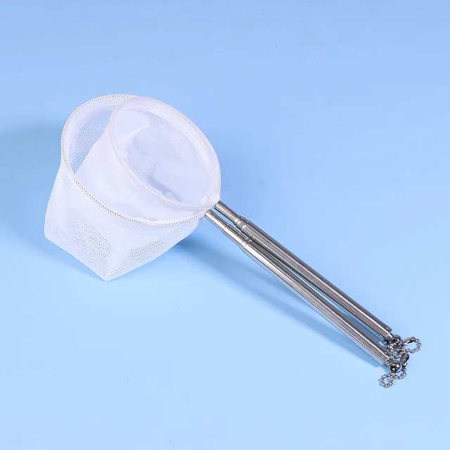 Aquarium Round Fishing Net Extendable Long Handle Fishing Gear For Catching Fish Shrimp Tank Clean Accessories 3