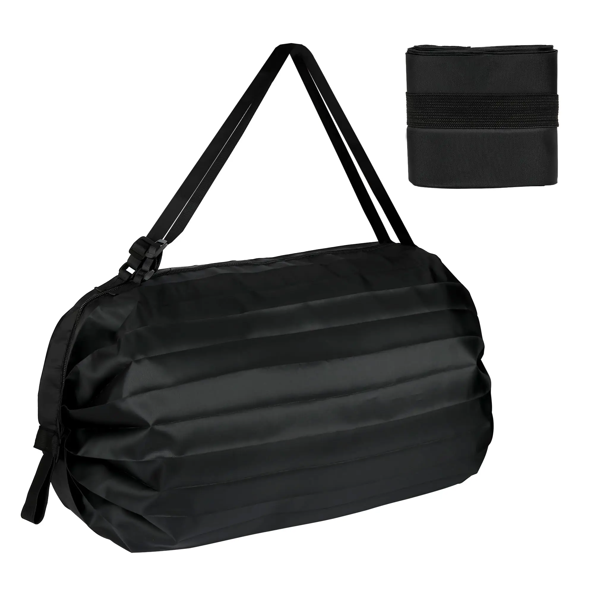 Compact Reusable Waterproof Tote Bag – Foldable Shopping & Travel Organizer