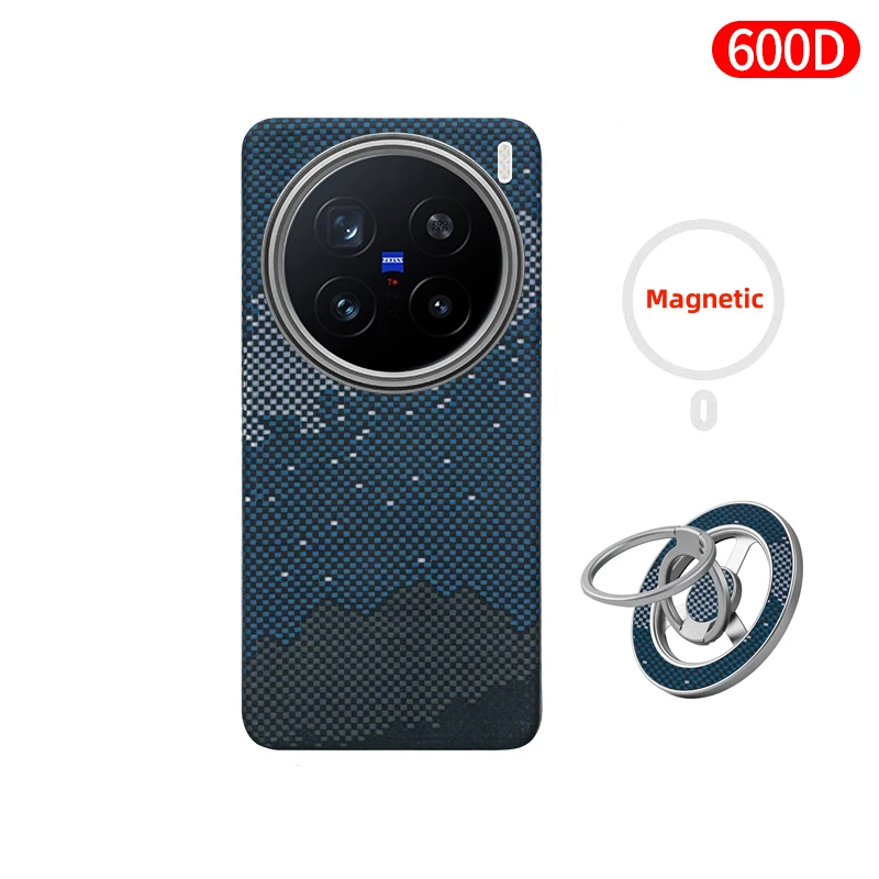 Ultra-Thin Aramid Fiber Carbon Magnetic Kevlar Phone Case