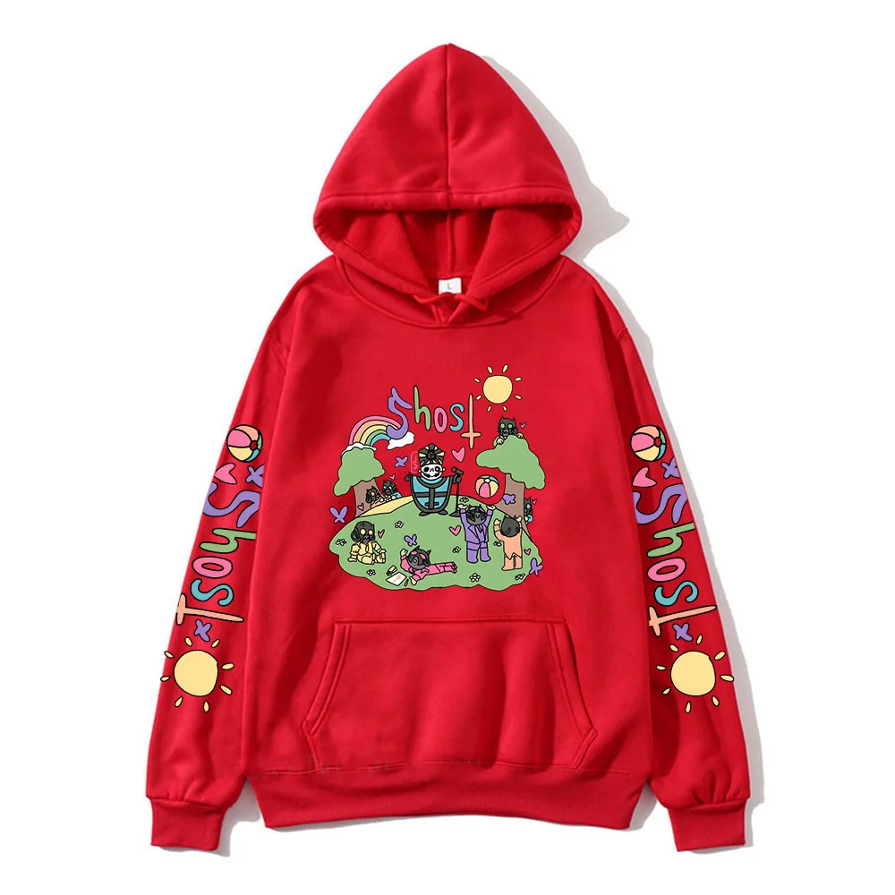 thumbnail image 1 of Sudadera con capucha de banda de música fantasma para hombre y mujer, sudaderas con capucha de gran tamaño, jerséis con capucha, chándales Unisex, ropa informal, Y2k, 1 of 3