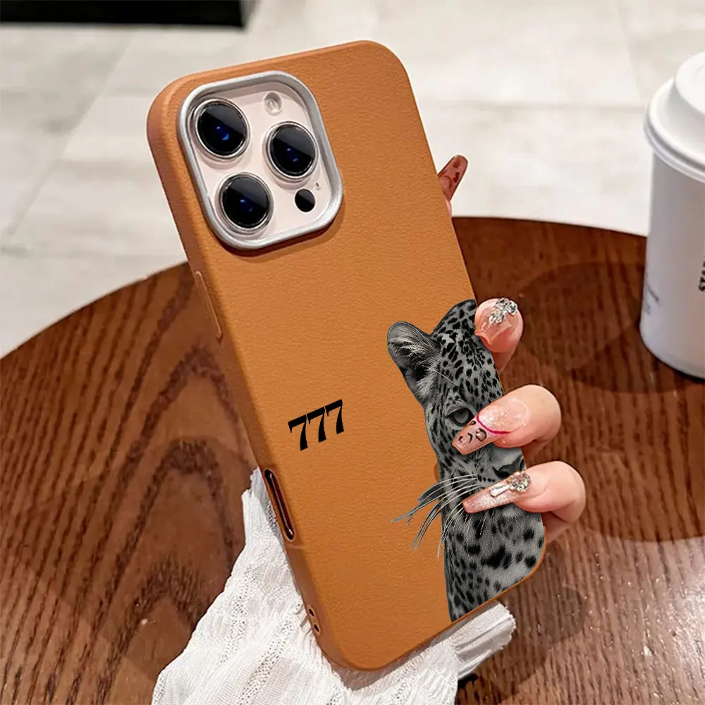 Cool Black Leopard Pattern Shockproof Soft Phone Case