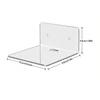 1Pc Acrylic Floating Shelves Wall Shelves Small Clear Shelf Display Ledges Hanging Shelves For Smart Speaker Action 6