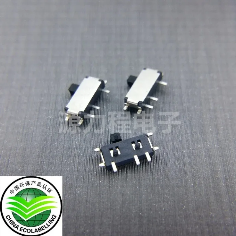 

Миниатюрный тумблер SMD, 3 фута, 2 файла, Высота 1,5