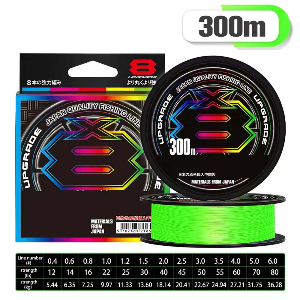 Japan Xbraid Upgrade X8 Never Fade Multicolor High Quality