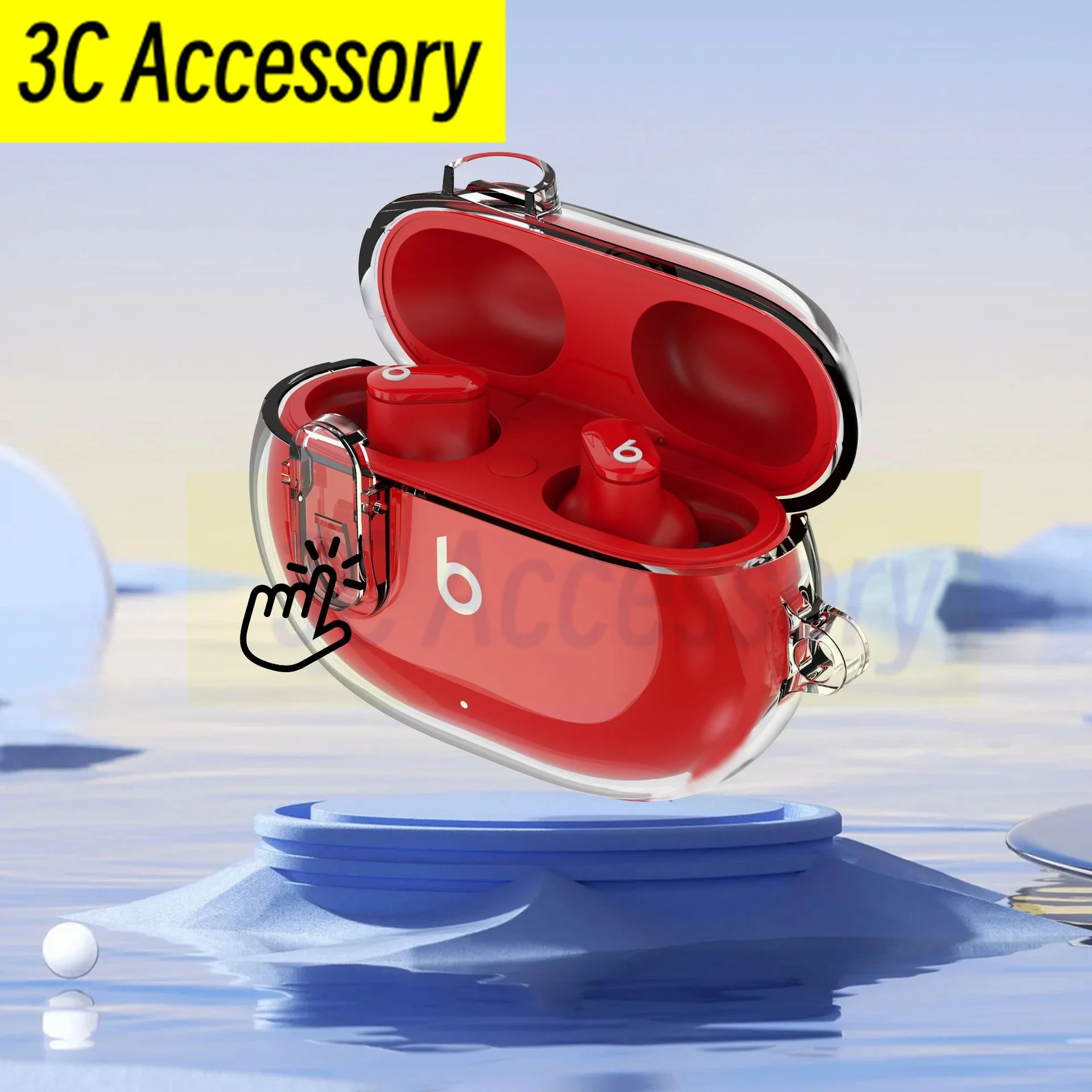 Novità Per Beats Studio Buds + 2023 Accessori Per Auricolari Bluetooth Cover Protettiva Antigoccia Trasparente Per Beats Studio Buds Case