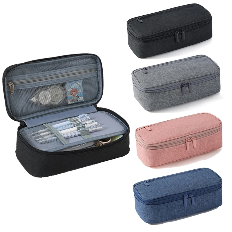 Pencil Case Pencil Pouch Stationery Pen Bag Storage Holder Box Organizer