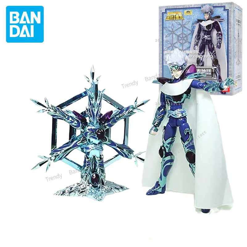 In Magazzino Bandai Crystal Saint Hyoga Limited Glacier Master Crystal Warrior Saint Seiya Myth Cloth Action Figure Collection Toys