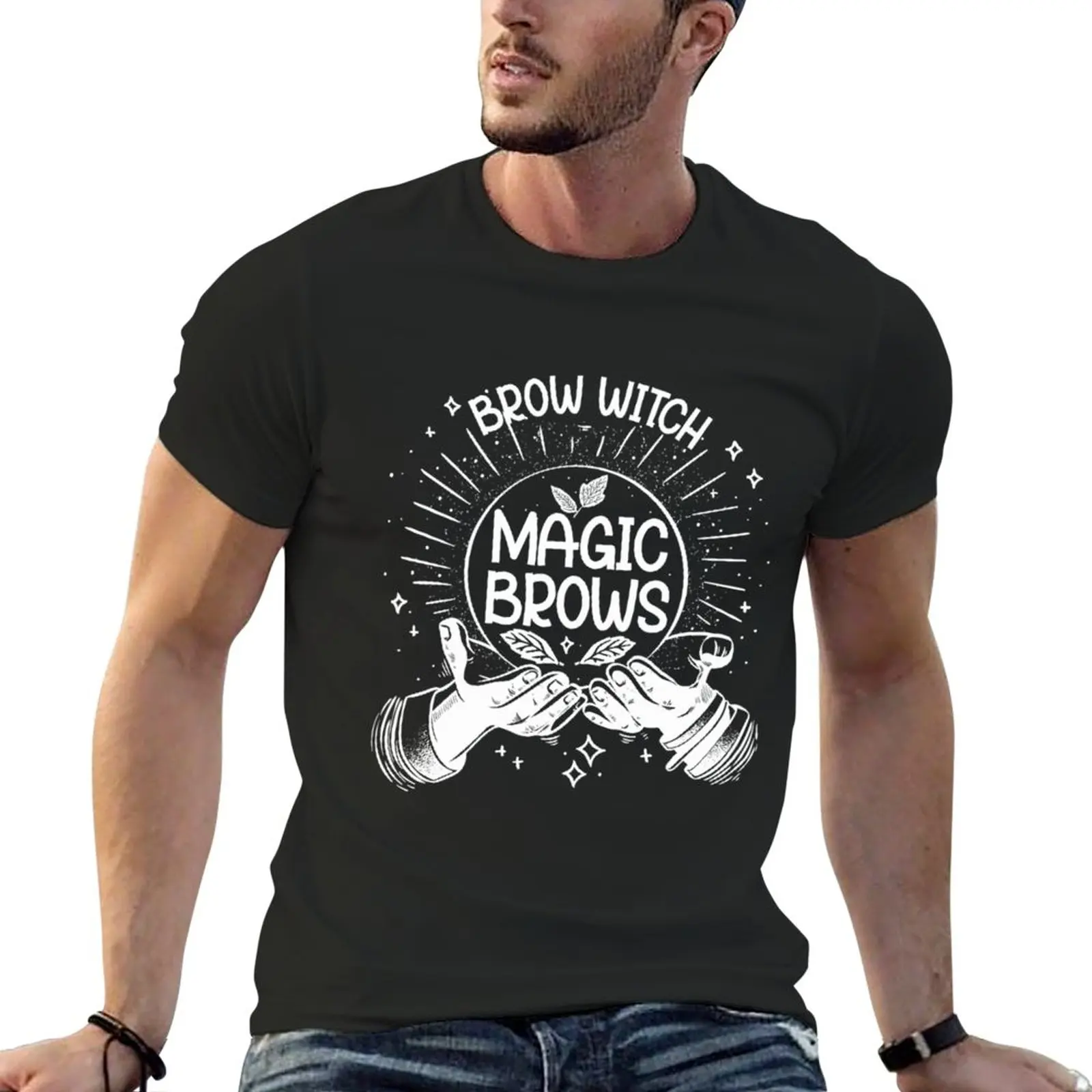 New Brow Witch Magic Sopracciglia Citazione Brow Artist Brow Tech T-Shirt Uomo Abbigliamento Felpe New Edition T Shirt Magliette Da Uomo