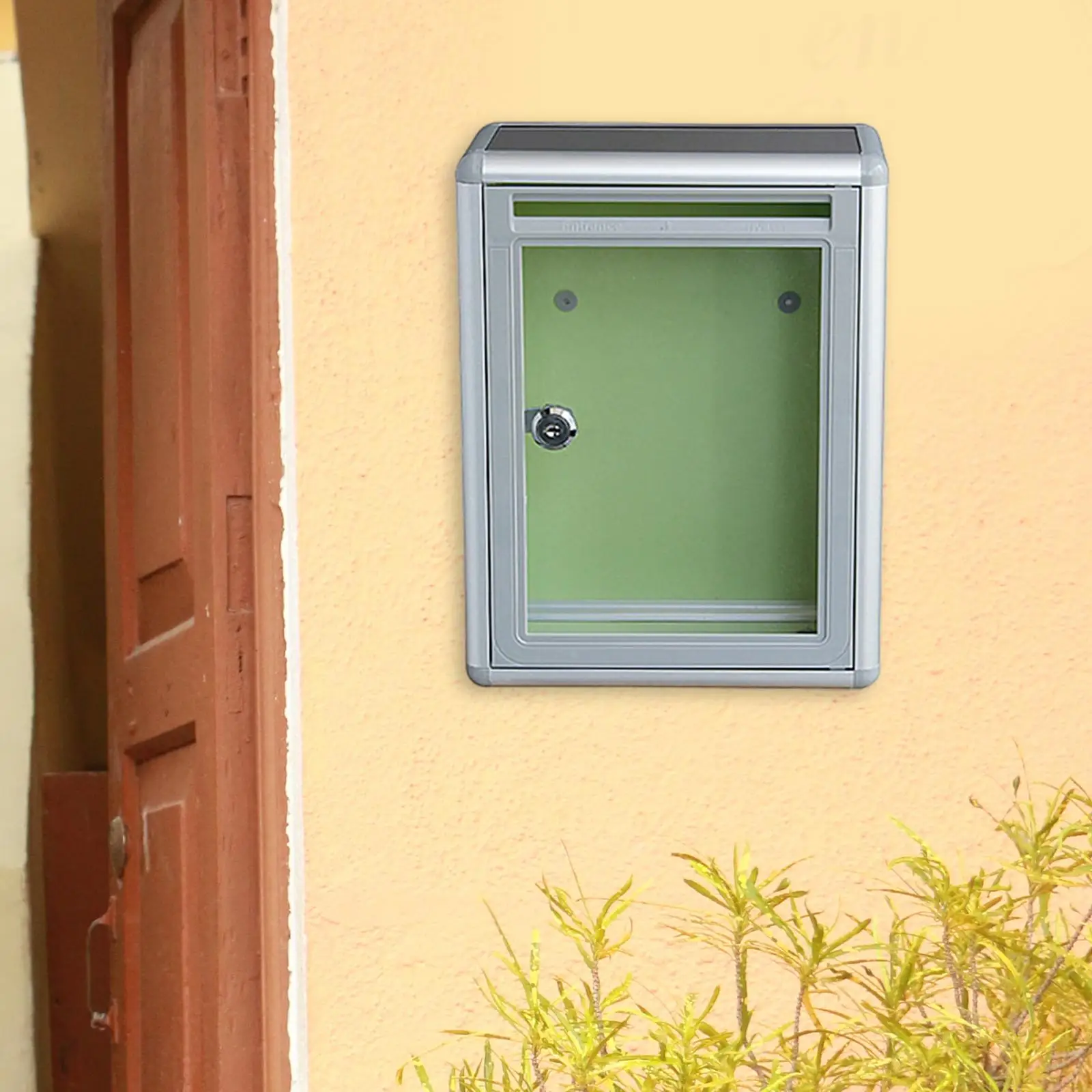 Wall Mounted Suggestion Box Key Complaint Box Wall Hanging Mailbox Lockable Versatile Mailbox
