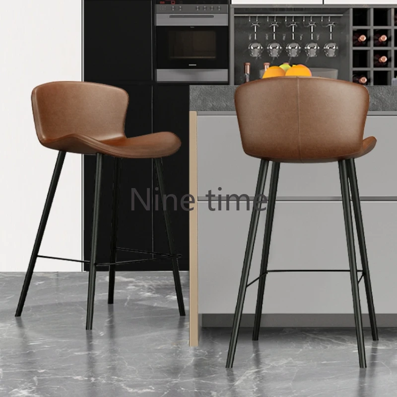 

Black Reception Bar Chairs Island Ergonomic Library Leisure Desk Bar Stools Commercial Make Up Sillas Para Comedor Furnitures