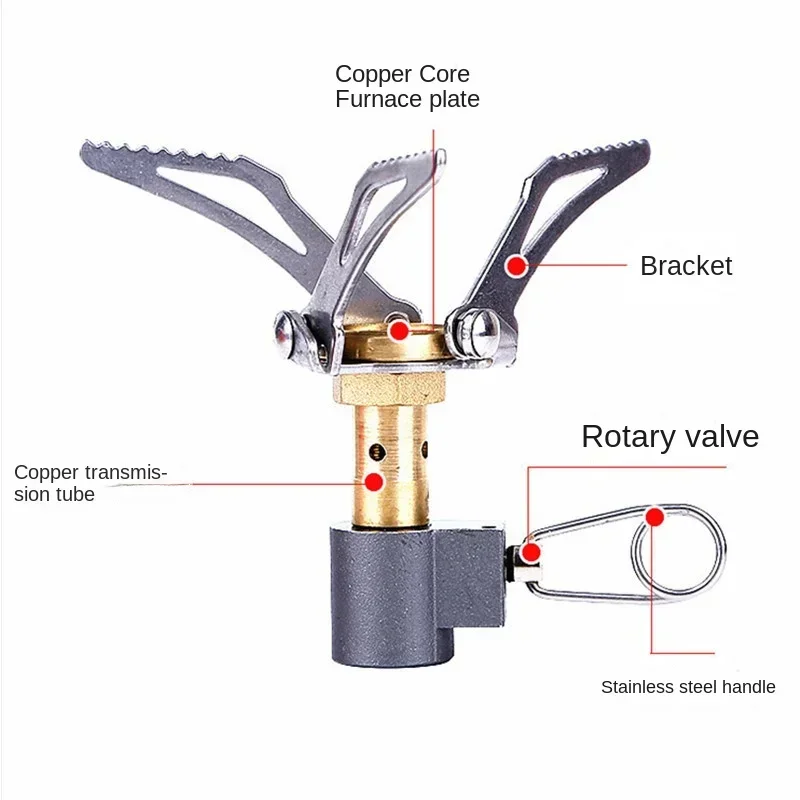Ultralight Titanium Camping Gas Stove 5