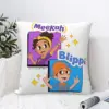 Meekah And Blippi Square Pillowcase Pillow Cover Cushion Zip Decorative Comfort Throw Pillow for Home Sofa 3