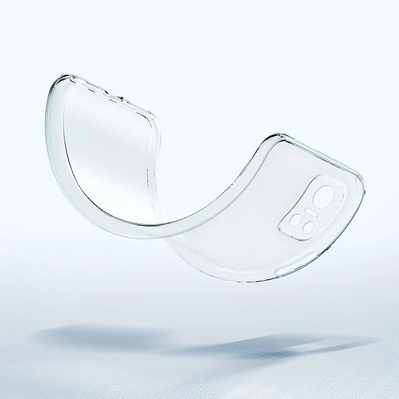Transparent Thin Silicone Phone Case - Soft Clear Original Cover