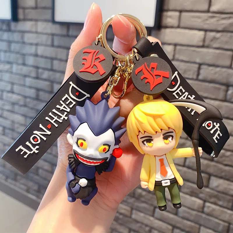 Personalized Funny Death Note Toy Keychain Car Pendant Cartoon