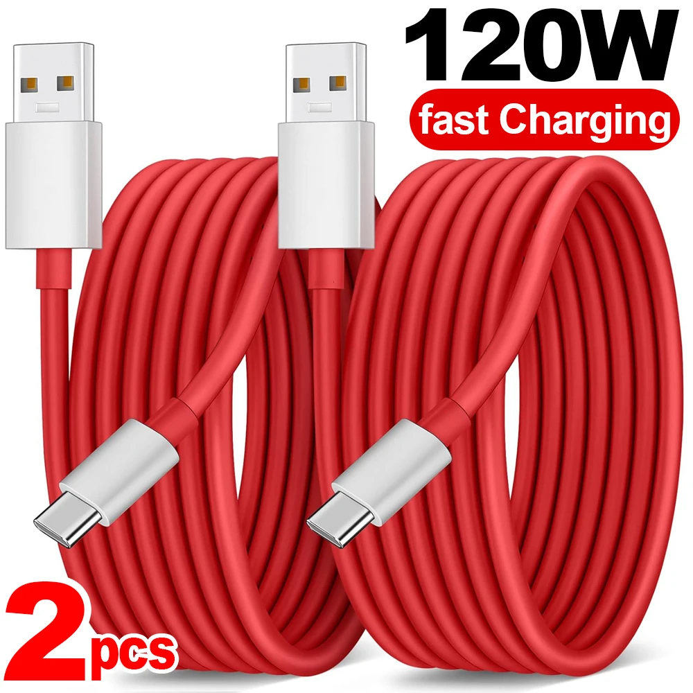 รูปสินค้า สายชาร์จเร็ว USB-C 120W สำหรับมือถือทุกยี่ห้อ
