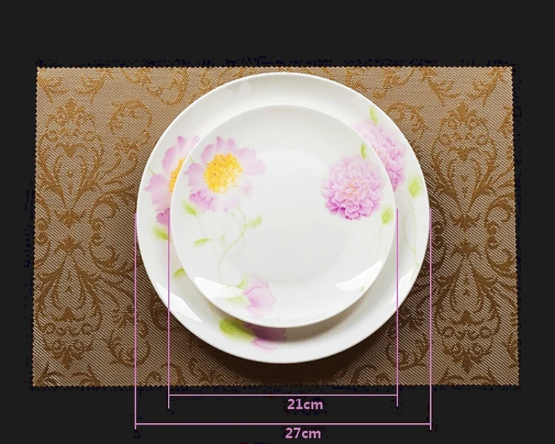 2pcs set, 8+10inch, real bone china charger plate set, sun-flower painting, porcelain dinner plates breakfest plate set