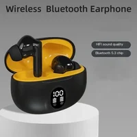 سماعات رأس لاسلكية TWS مزودة بتقنية البلوتوث 5.3 ENC وشاشة عرض LED وسماعة رأس رياضية مزودة بميكروفون للهواتف الذكية 1