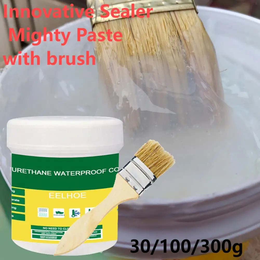 30/100/300g Innovative Sealer Mighty Paste Polyurethane Waterproof Coating Home Bathroom Roof High Bonding Strength Coating