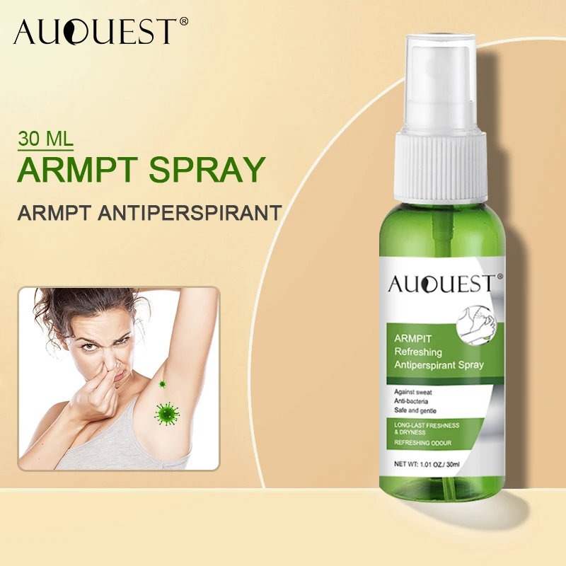 AUQUEST Armpit Antiperspirant Spray Refreshing Deodorant Underarm