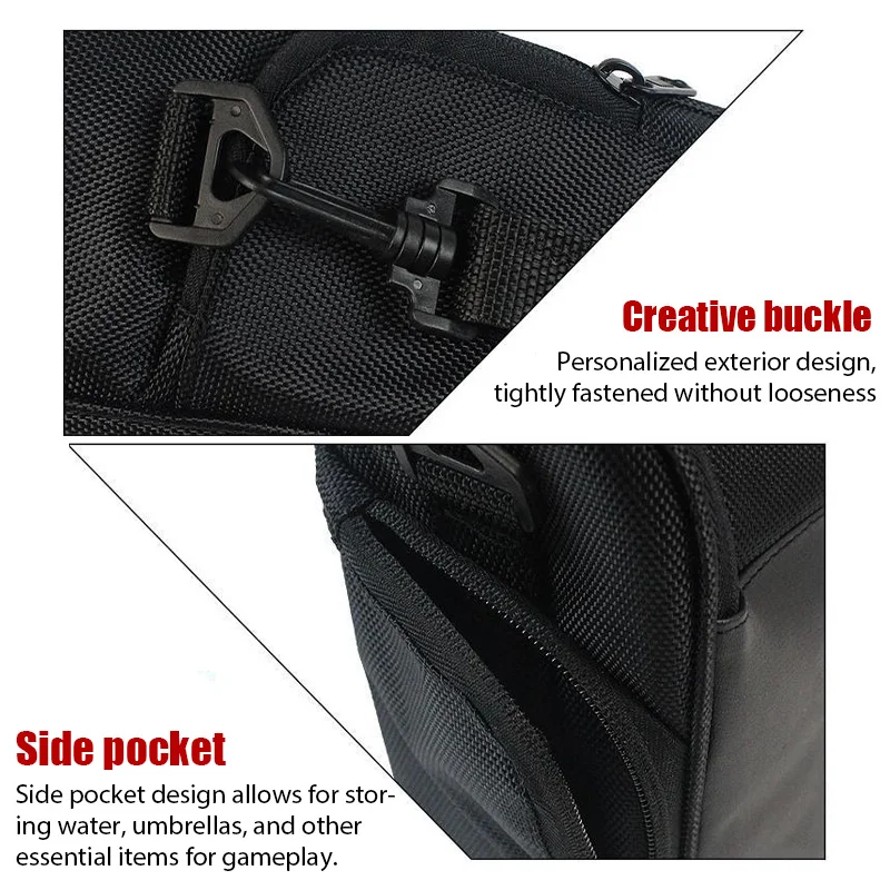 Waterproof Black Camera Shoulder Bag for DSLR Photographic Equipment