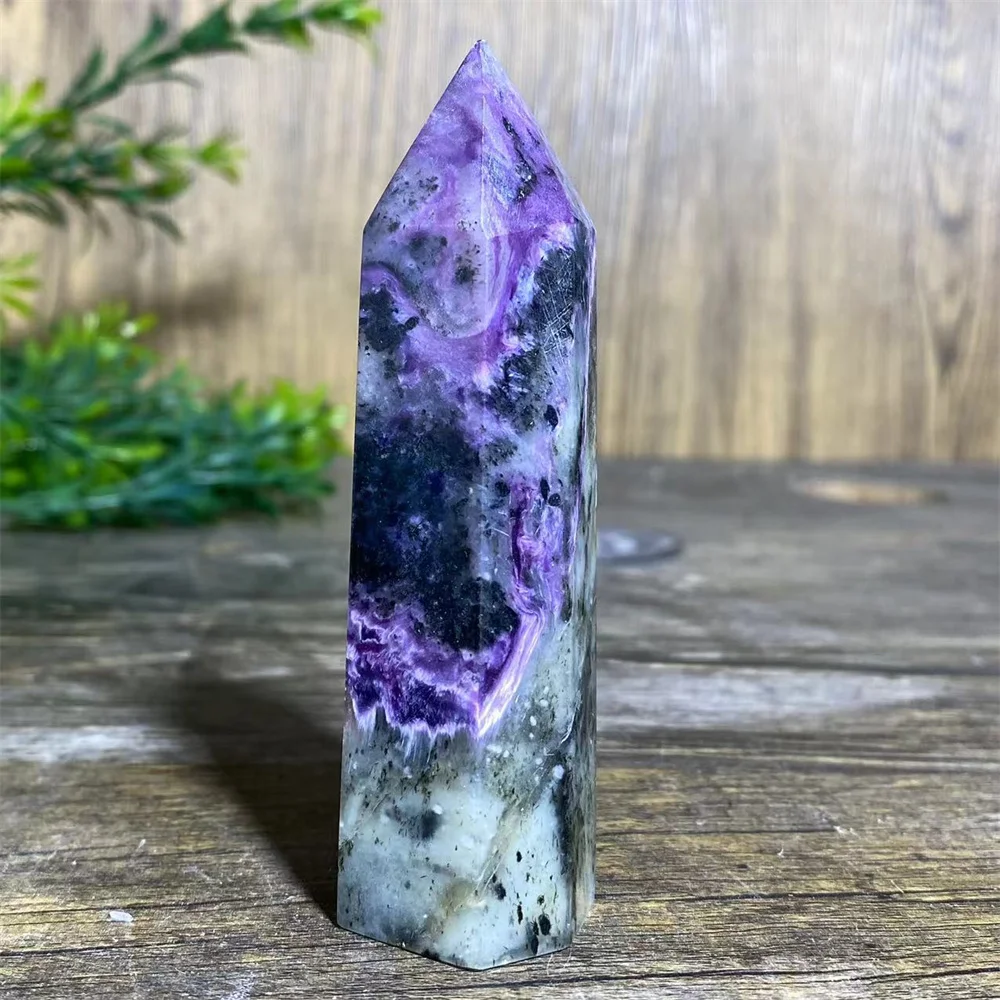 Charoite Crystal Tower 5