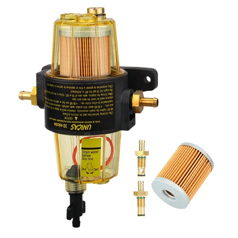 

3X UF-10K Fuel Filter Fuel-Water Separator Assembly With Filter Elements Fuel Filter Assembly For Yamaha Outboard Engine