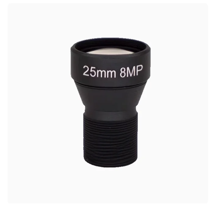 Objectif M12 25mm 8MP HD pour caméra drone surveillance