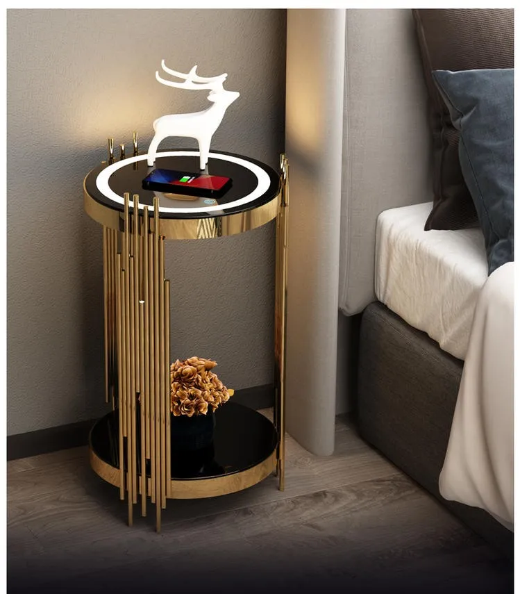 

Hot Sale Salon Smart Home Hotel Living Room Bedside Tall Wireless Charging Floor Lamp